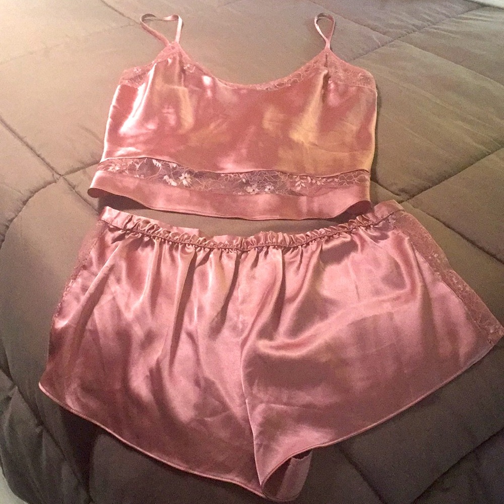 VS Silk & Lace Sleep Tank & Short
